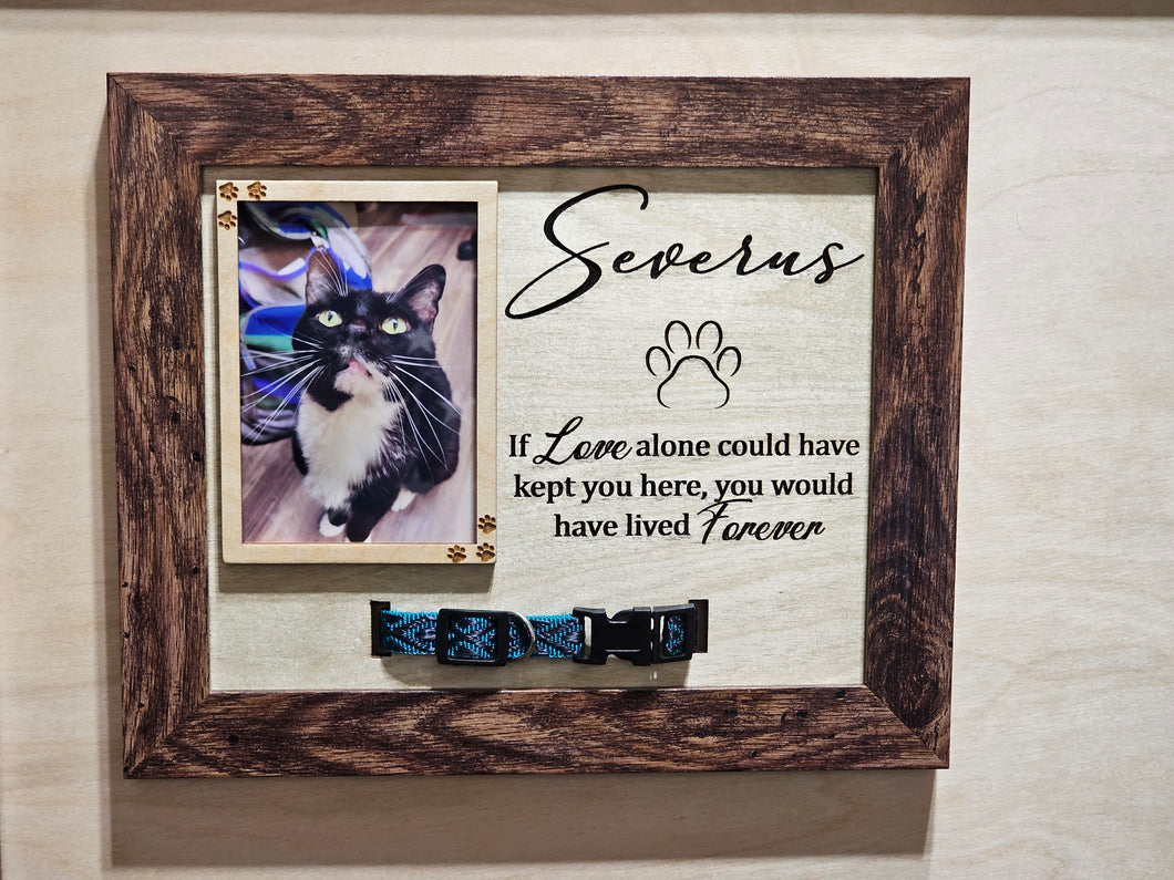 Pet Memorial Plaque With Photo