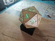 Load image into Gallery viewer, D20 Wooden Lamp
