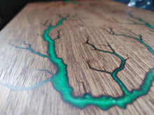 Load image into Gallery viewer, Sapele Serving Board - Emerald Green
