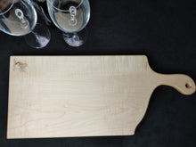 Load image into Gallery viewer, Curly Maple Serving Board - Deep Blue Sea (cm03)

