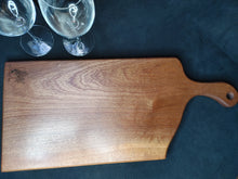 Load image into Gallery viewer, Sapele Serving Board - Sapphire Ghost Blue
