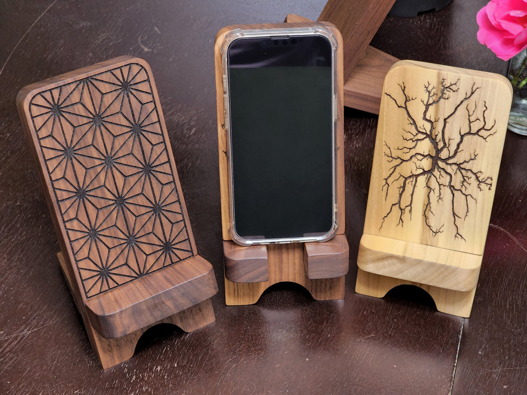 Customized Wooden Easel Phone Holders